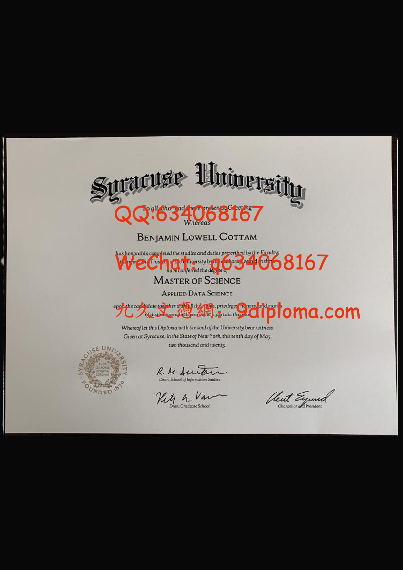 雪城大学毕业证样板