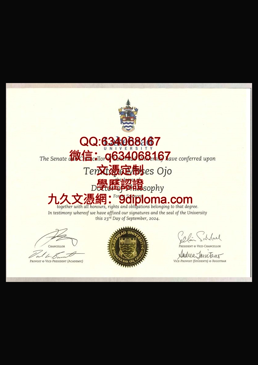 湖首大学毕业证样本